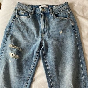 Garage denim ripped jeans